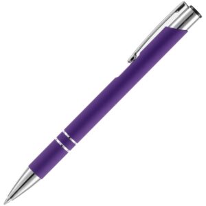 Ручка шариковая Keskus Soft Touch, фиолетовая — изображение 2
