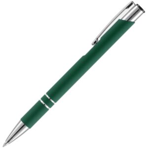 Ручка шариковая Keskus Soft Touch, зеленая — изображение 2