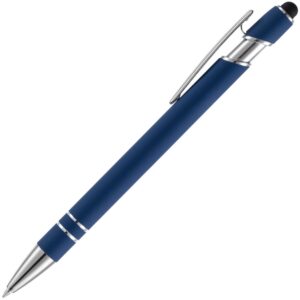 Ручка шариковая Pointer Soft Touch со стилусом, темно-синяя — изображение 2