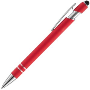 Ручка шариковая Pointer Soft Touch со стилусом, красная — изображение 2