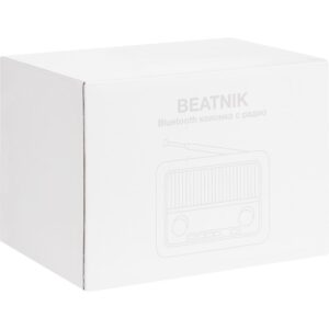 Bluetooth-колонка с радио Beatnik, коричневая — изображение 9