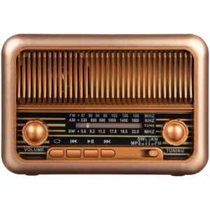 Bluetooth-колонка с радио Beatnik, коричневая — изображение 2