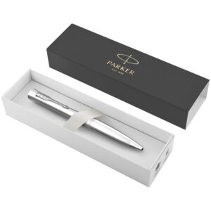 Ручка шариковая Parker Urban Twist Metro Metallic CT, серебристая — изображение 3