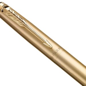 Ручка шариковая Parker Jotter XL Monochrome Gold, золотистая — изображение 2