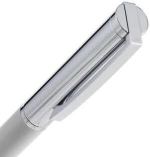 Ручка шариковая Eyeshot Soft Touch, серая — изображение 4