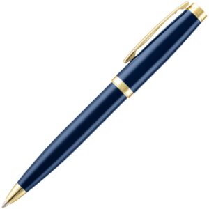 Ручка шариковая Letra Gold, глянцевая, темно-синяя — изображение 2