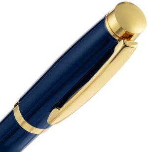 Ручка шариковая Letra Gold, глянцевая, темно-синяя — изображение 4