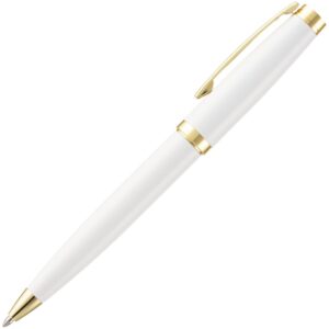 Ручка шариковая Letra Gold, глянцевая, белая — изображение 3