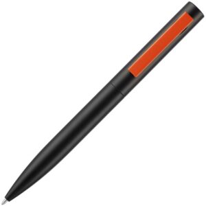 Ручка шариковая Inkolor, черная с оранжевым — изображение 2