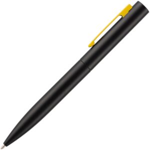 Ручка шариковая Inkolor, черная с желтым — изображение 3
