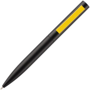 Ручка шариковая Inkolor, черная с желтым — изображение 2