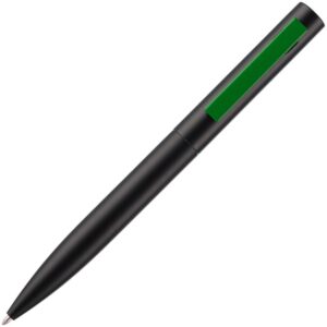 Ручка шариковая Inkolor, черная с зеленым — изображение 2