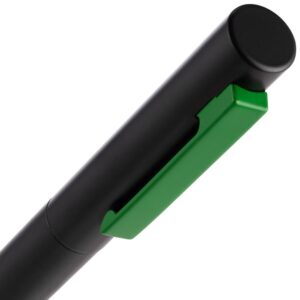 Ручка шариковая Inkolor, черная с зеленым — изображение 4