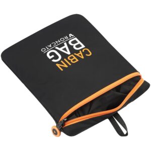 Сумка дорожная Compact Neon, черная с оранжевым — изображение 7
