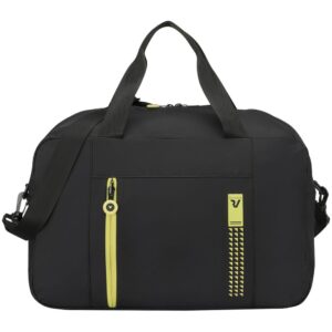 Сумка дорожная Compact Neon, черная с зеленым — изображение 2