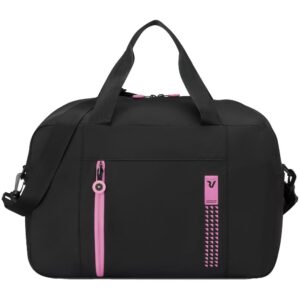 Сумка дорожная Compact Neon, черная с розовым — изображение 2