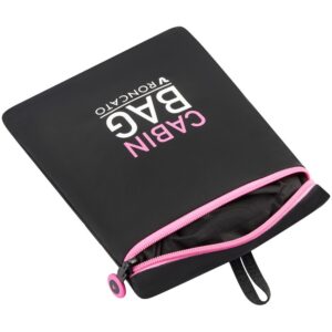Сумка дорожная Compact Neon, черная с розовым — изображение 7