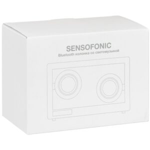 Bluetooth-колонка со светомузыкой Sensofonic, черная — изображение 11