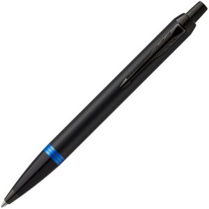 Ручка шариковая Parker IM Professionals Marine Blue BT, черная с синим