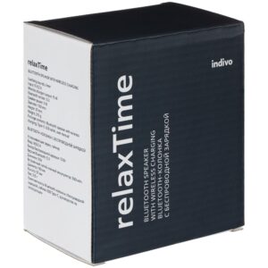 Bluetooth-колонка с беспроводной зарядкой relaxTime, белая — изображение 11