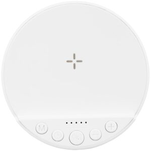 Bluetooth-колонка с беспроводной зарядкой relaxTime, белая — изображение 4