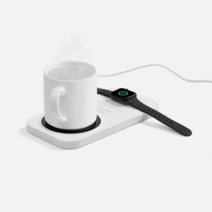 Беспроводное зарядное устройство с подогревом кружки Hot Task, белое — изображение 3
