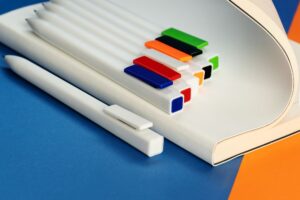 Ручка шариковая Swiper SQ, белая с зеленым — изображение 7