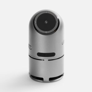 Bluetooth-колонка с беспроводной зарядкой Droid, серая — изображение 3