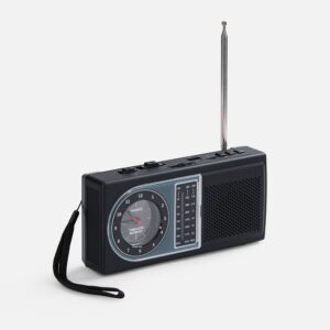 Bluetooth-колонка с радио Comradio, черная — изображение 2