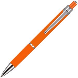 Ручка шариковая Chromos Soft Touch, оранжевая — изображение 2
