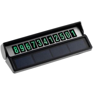 Парковочная визитка Litera Solar, черная — изображение 2