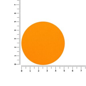 Наклейка тканевая Lunga Round, M, оранжевый неон — изображение 3