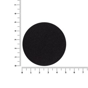 Наклейка тканевая Lunga Round, M, черная — изображение 3