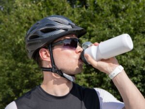 Бутылка для велосипеда Bikescape, белая с черным — изображение 10