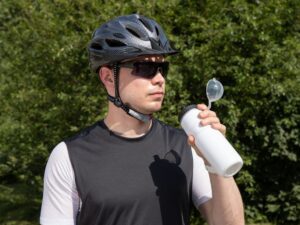 Бутылка для велосипеда Bikescape, белая с черным — изображение 9