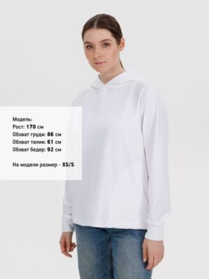 Худи унисекс Morfiss, белое — изображение 7