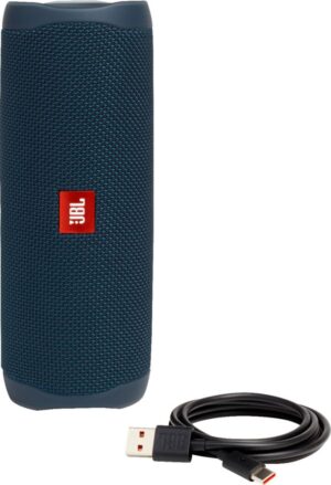 Беспроводная колонка JBL Flip 5, синяя — изображение 5