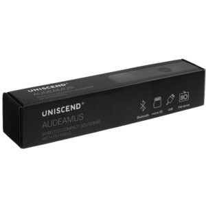 Беспроводная стереоколонка Uniscend Audeamus, черная — изображение 8