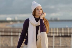 Шапка Alpine, белая — изображение 7