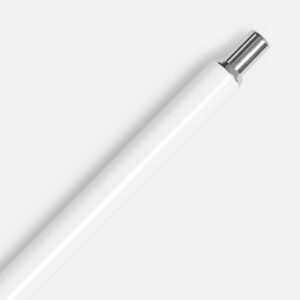 Ручка шариковая Slim Beam, белая — изображение 2