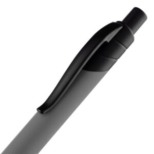 Ручка шариковая Undertone Black Soft Touch, серая — изображение 5