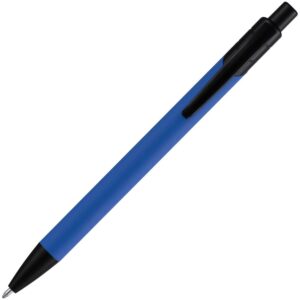 Ручка шариковая Undertone Black Soft Touch, ярко-синяя — изображение 4
