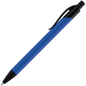 Ручка шариковая Undertone Black Soft Touch, ярко-синяя — изображение 2