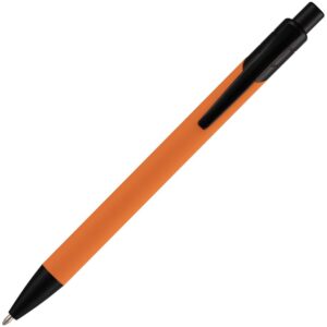 Ручка шариковая Undertone Black Soft Touch, оранжевая — изображение 4