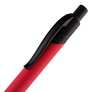 Ручка шариковая Undertone Black Soft Touch, красная — изображение 5