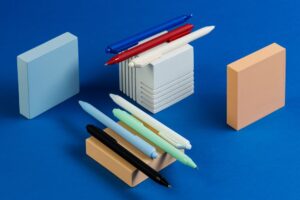 Ручка шариковая Cursive Soft Touch, красная — изображение 6