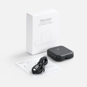 Складная станция беспроводной зарядки Trilogic, черная — изображение 6