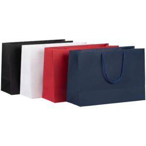 Пакет бумажный Ample Thin M, синий — изображение 3
