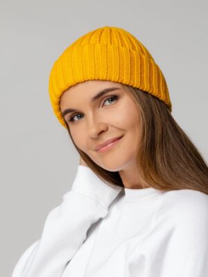 Шапка Uni, желтая — изображение 5