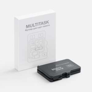 Футляр для карт памяти и SIM Multitask, черный — изображение 8